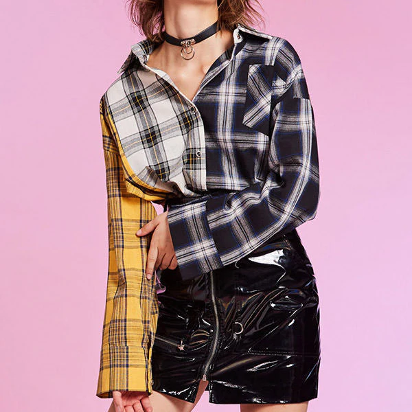 Boyfriend Check Shirt - Image 6