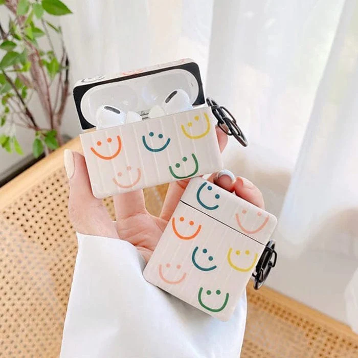 Colorful Smiley Faces AirPods Case - Image 4