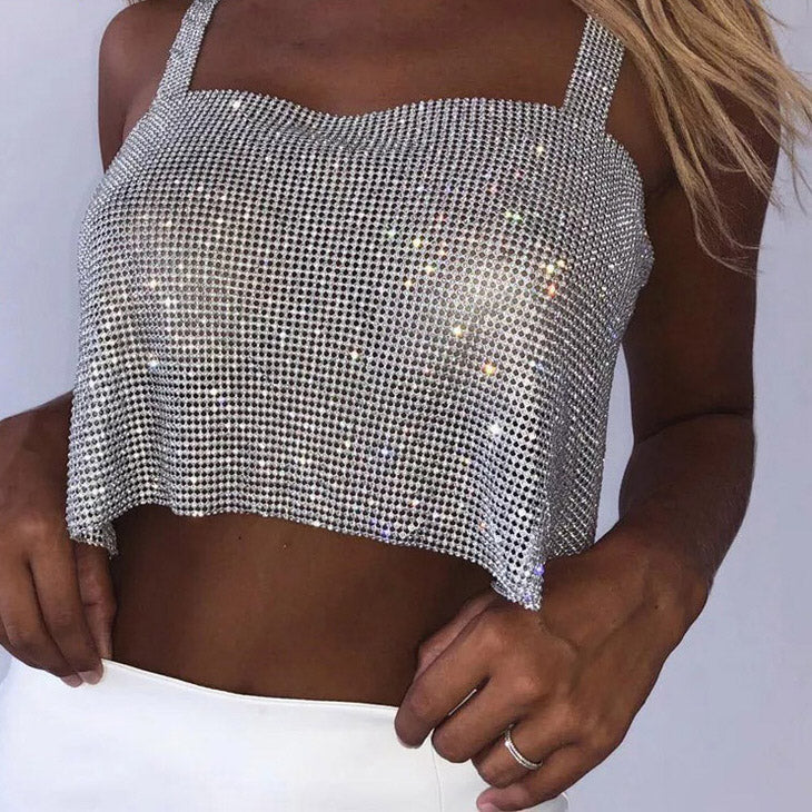 Feelin' So Icy Rhinestone Top - Image 3