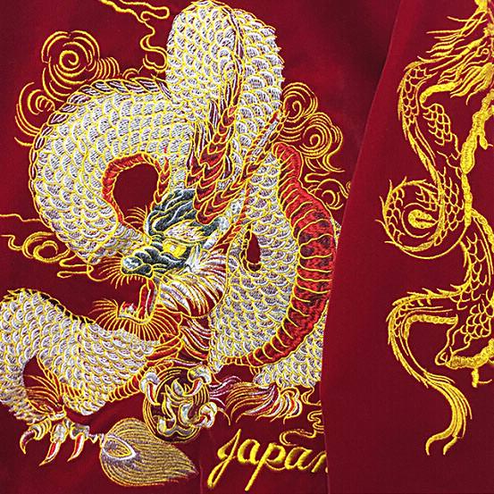 Japanese Dragon Bomber Jacket - Image 5