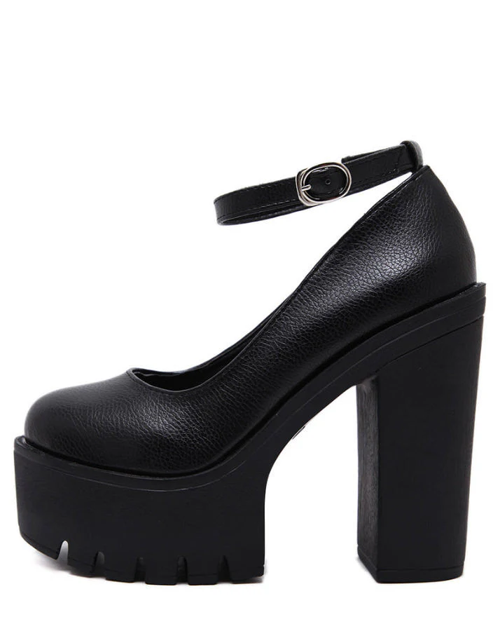 Platform Heeled Sandals - Image 4