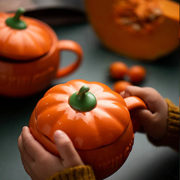 Pumpkin Shaped Mug - Image 3